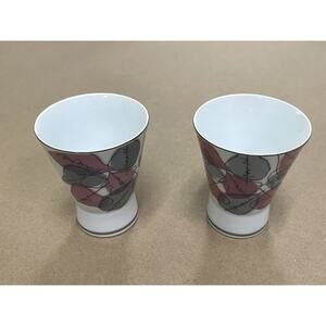 SEYEI China Pair of Hot‎ Tea/Sake Cups